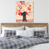 Toile Vase de pivoines Monet Art (Insitu(Chambre))
