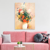 Toile Vase des fleurs de Redon Post-impressionniste (Insitu(Salon))