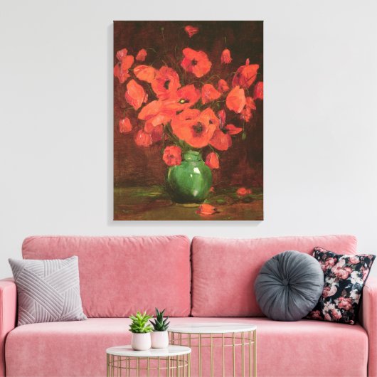 Toile Vase des fleurs Imprimer (Insitu(Salon))