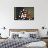 Toile Vase des fleurs par une fenêtre, Balthasar van der (Insitu(Chambre))