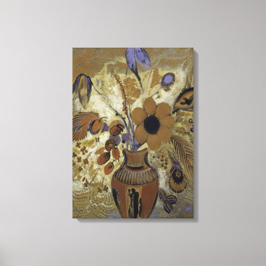 Toile Vase étrusque avec fleurs (Recto)