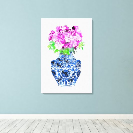 Toile Vase Ming (Insitu (Plancher de Bois))