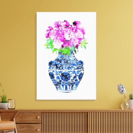 Toile Vase Ming (Insitu(Salon))