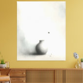 Toile Vase Minimaliste & Pissenlit (Insitu(Salon))
