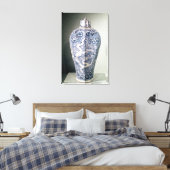 Toile Vase octogonale 'Mei- P' avec blanc (Insitu(Chambre))