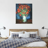 Toile Vase par Red Poppies Vincent van Gogh (Insitu(Chambre))