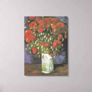 Toile Vase par Red Poppies Vincent van Gogh