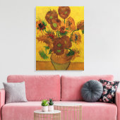 Toile Vase Still Life avec 15 tournesols Vincent van Gog (Insitu(Salon))