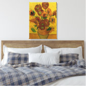 Toile Vase Still Life avec 15 tournesols Vincent van Gog (Insitu(Chambre))
