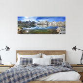 Toile Vee Lake et Sept Gables Panorama 2 - Sierra (Insitu(Chambre))