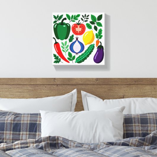 Toile Vegetable pattern (Insitu(Chambre))