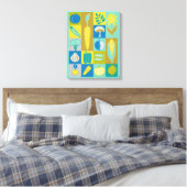 Toile Veggie Blocks II (Insitu(Chambre))