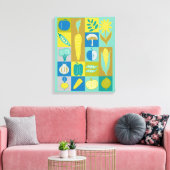 Toile Veggie Blocks II (Insitu(Salon))