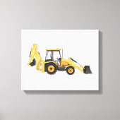 Toile Véhicule de construction de chargeur de backhotte  (Recto)
