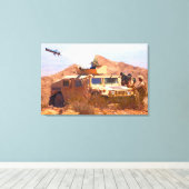 Toile VÉHICULE ROULÉ À HAUTE MOBILITÉ 24x36 (Insitu (Plancher de Bois))