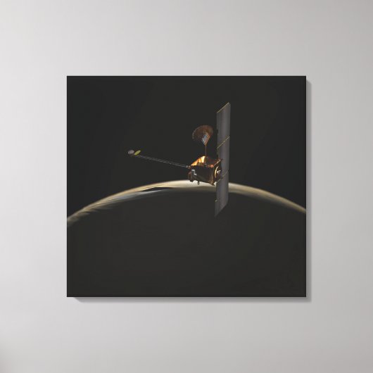 Toile Véhicule spatial Mars Odyssey au-dessus du lever d (Recto)