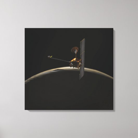 Toile Véhicule spatial Mars Odyssey au-dessus du lever d (Recto)