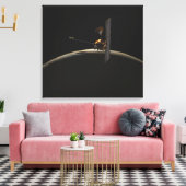 Toile Véhicule spatial Mars Odyssey au-dessus du lever d (Insitu(Salon))