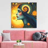 Toile Veines de l'univers (Insitu(Salon))