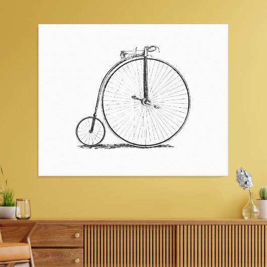 Toile Vélo à grande roue Penny Farthing (Insitu(Salon))