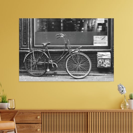 Toile Vélo devant la vitrine (Insitu(Salon))