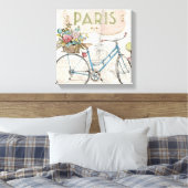 Toile Vélo Paris Fleurs (Insitu(Chambre))