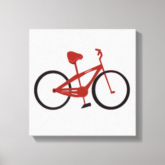 Toile Vélo Rouge (Recto)