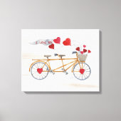 Toile Vélo Rustique Valentine Construite Pour Deux (Recto)