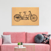 Toile Vélo Tandem Avec Des Paroles À "Daisy Bell" (Insitu(Salon))