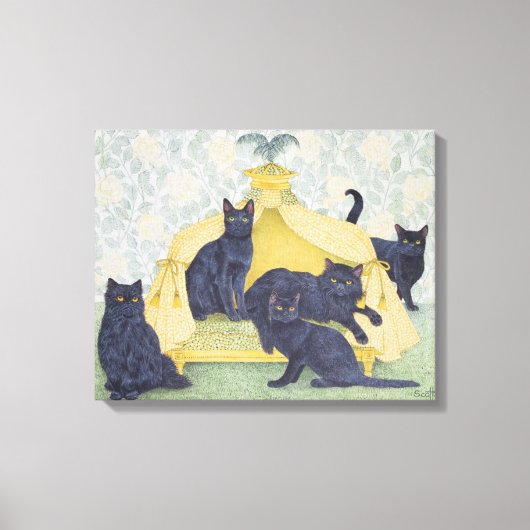 Toile velours noir (Recto)