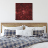 Toile Velvety Henna Damask | Grunge rouge (Insitu(Chambre))