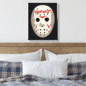 Toile Vendredi 13 | Graphique de masque de hockey (Insitu(Chambre))