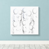 Toile Venez marcher avec moi (Insitu (Plancher de Bois))