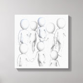 Toile Venez marcher avec moi (Recto)