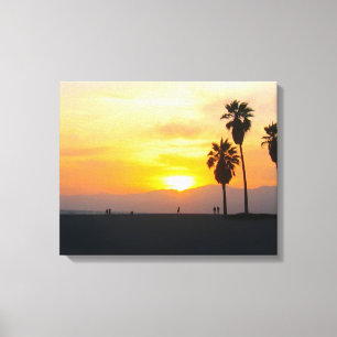 Toile Venice Beach California Sunset