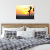 Toile Venice Beach California Sunset (Insitu(Chambre))