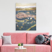 TOILE VENICE : MAP, 16TH CENTURY (Insitu(Salon))