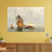 Toile Venise, bateau de pêche dans la lagune (1889) (Insitu(Salon))