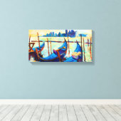 Toile Venise, Italie au coucher du soleil (Insitu (Plancher de Bois))