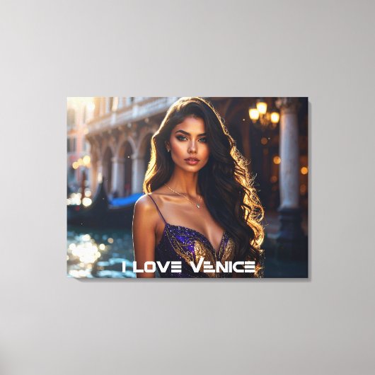 TOILE VENISE - J'AIME VENISE (Recto)