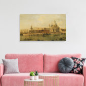 Toile Venise Le Dogana et Père Noël Maria della Salute (Insitu(Salon))