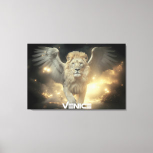 TOILE VENISE - LION AILÉ