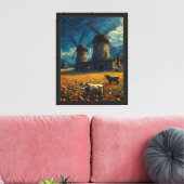 Toile Vent de moulin à vent Starry (Insitu(Salon))