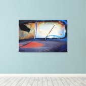 Toile Vent d'un vieux camion rouillé (Insitu (Plancher de Bois))