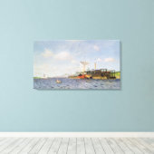 Toile Vent frais sur la Volga, 1895 (Insitu (Plancher de Bois))