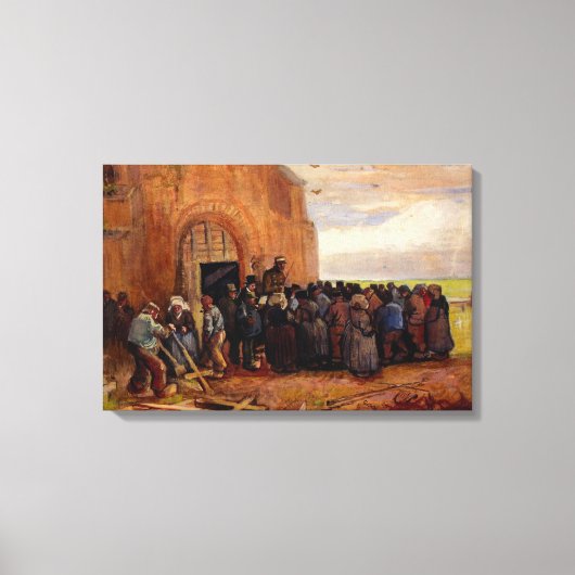 Toile Vente de débris de construction par Vincent van Go (Recto)