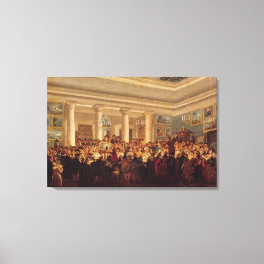 Toile Vente publique à l'hôtel Bullion (Recto)