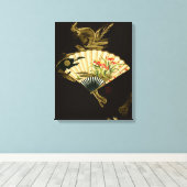 Toile Ventilateur oriental criblé au design floral (Insitu (Plancher de Bois))