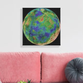 Toile Vénus centré sur le Pôle Sud (Insitu(Salon))
