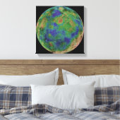 Toile Vénus centré sur le Pôle Sud (Insitu(Chambre))